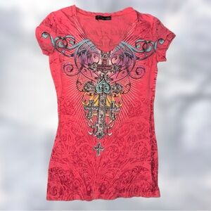 Angels & Diamonds Rhinestone Tee